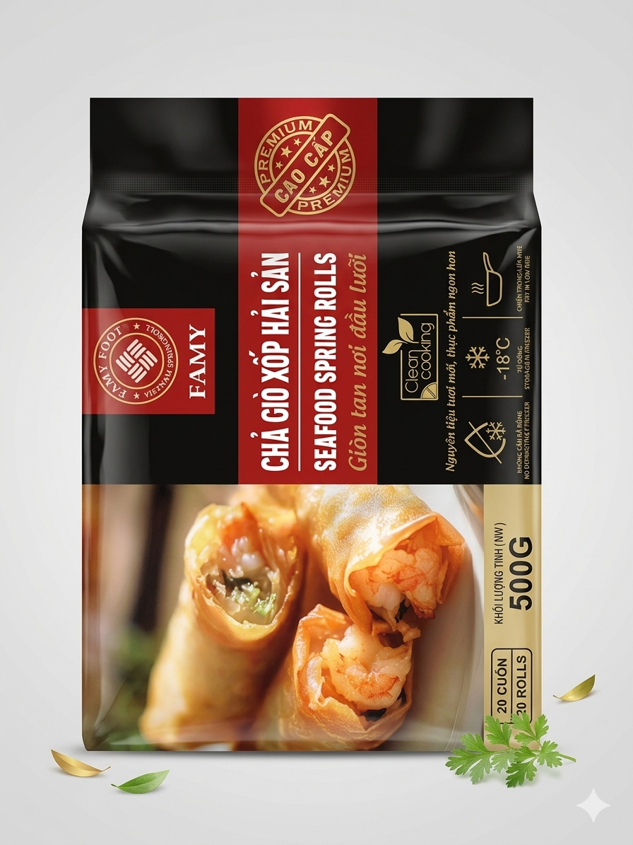 Chả giò xốp hải sản